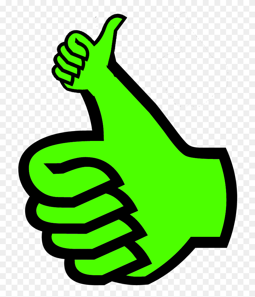 Red Thumbs Up Sign - Clipart Thumbs Up Gif - Png Download