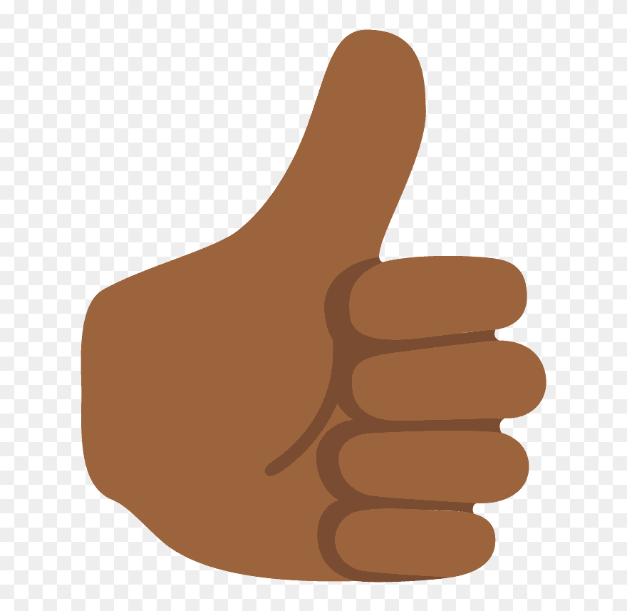 Thumbs Up Emoji Clipart - Thumb Signal - Png Download
