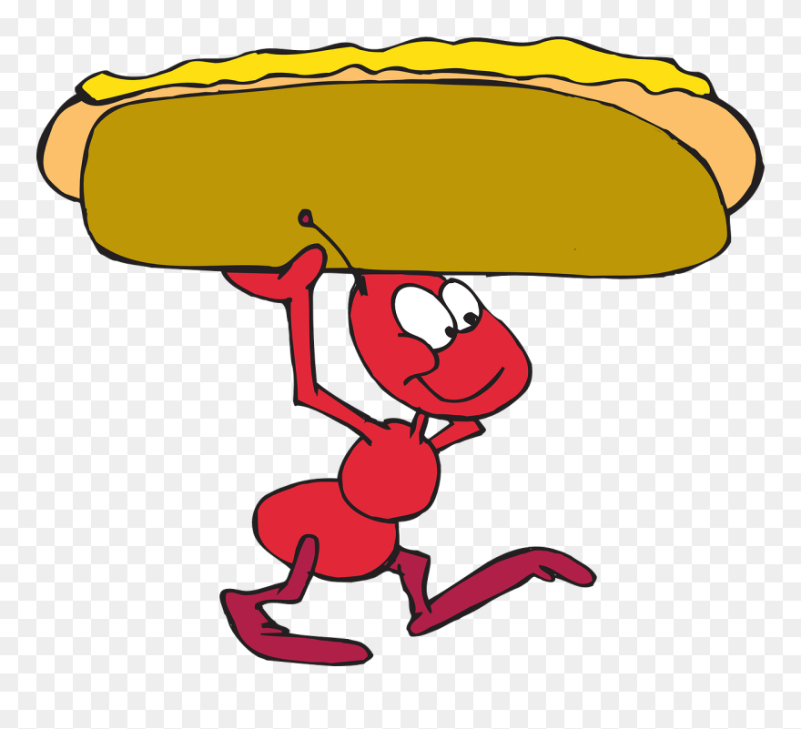 Ant Clipart Carrying - Ant Clipart - Png Download