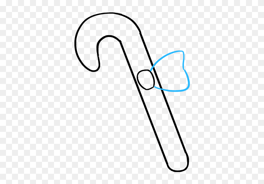 How To Draw Candy Cane Clipart