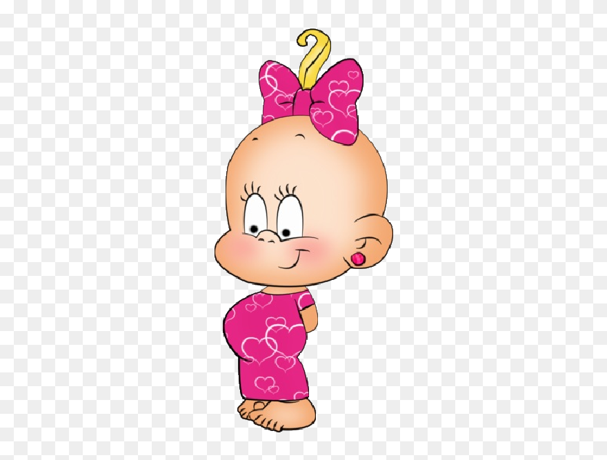 Sleeping Clipart Baby - Cartoon Girl Kid Transparent Background - Png Download