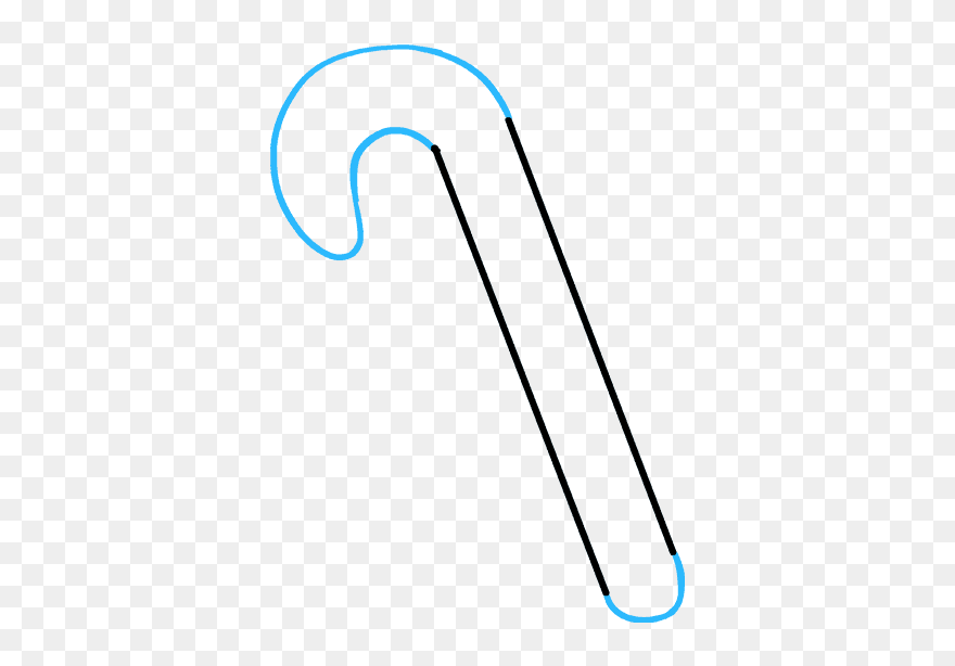 How To Draw Candy Cane Clipart