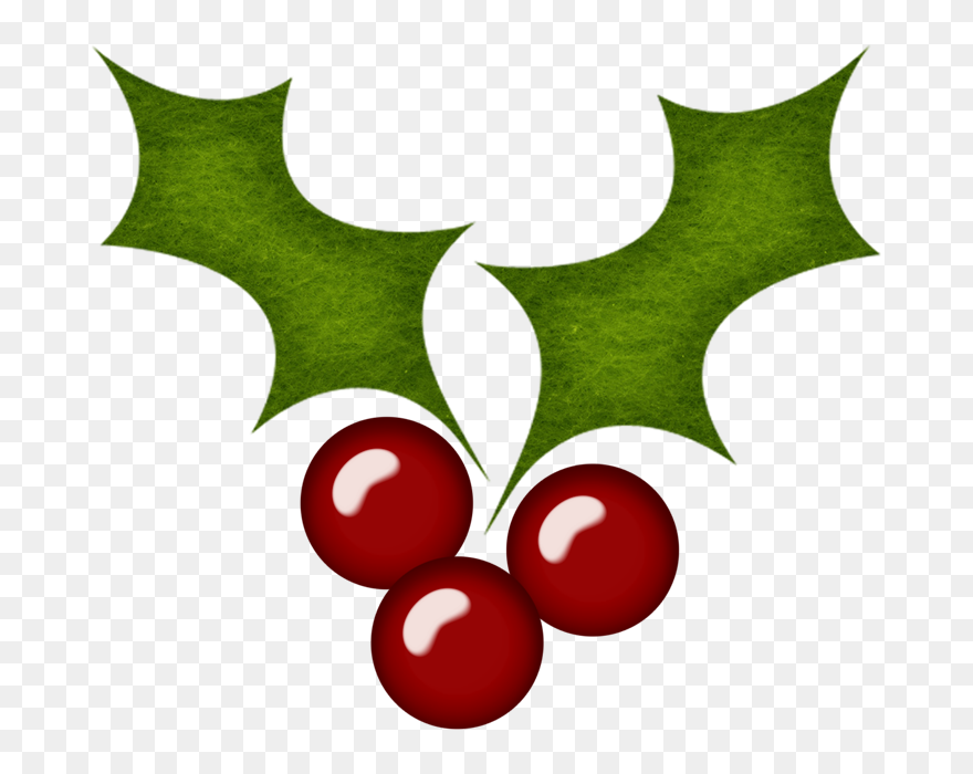 Holly Christmas Tattoo Clipart