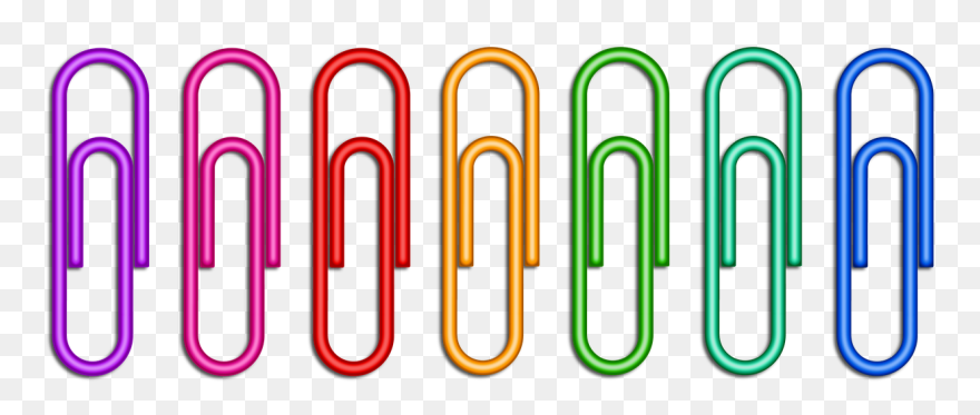 Paper Clips Clip Office Free Photo - Clip Art Paper Clip - Png Download