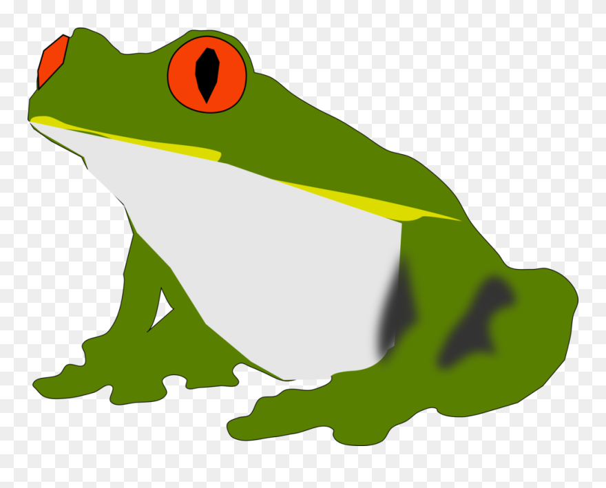 Line,grass,toad - สัตว์ น้ำ ครึ่ง บก ครึ่ง น้ำ การ์ตูน Clipart
