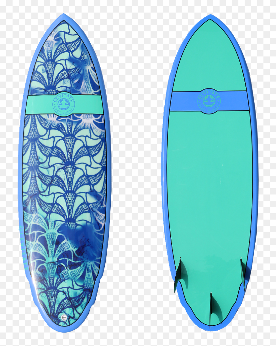 Transparent Surfboard Water - Levitate Surfboards Clipart