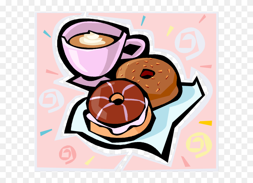 Free Clipart Coffee And Donuts - Breakfast With Parents Flyer - Png Download