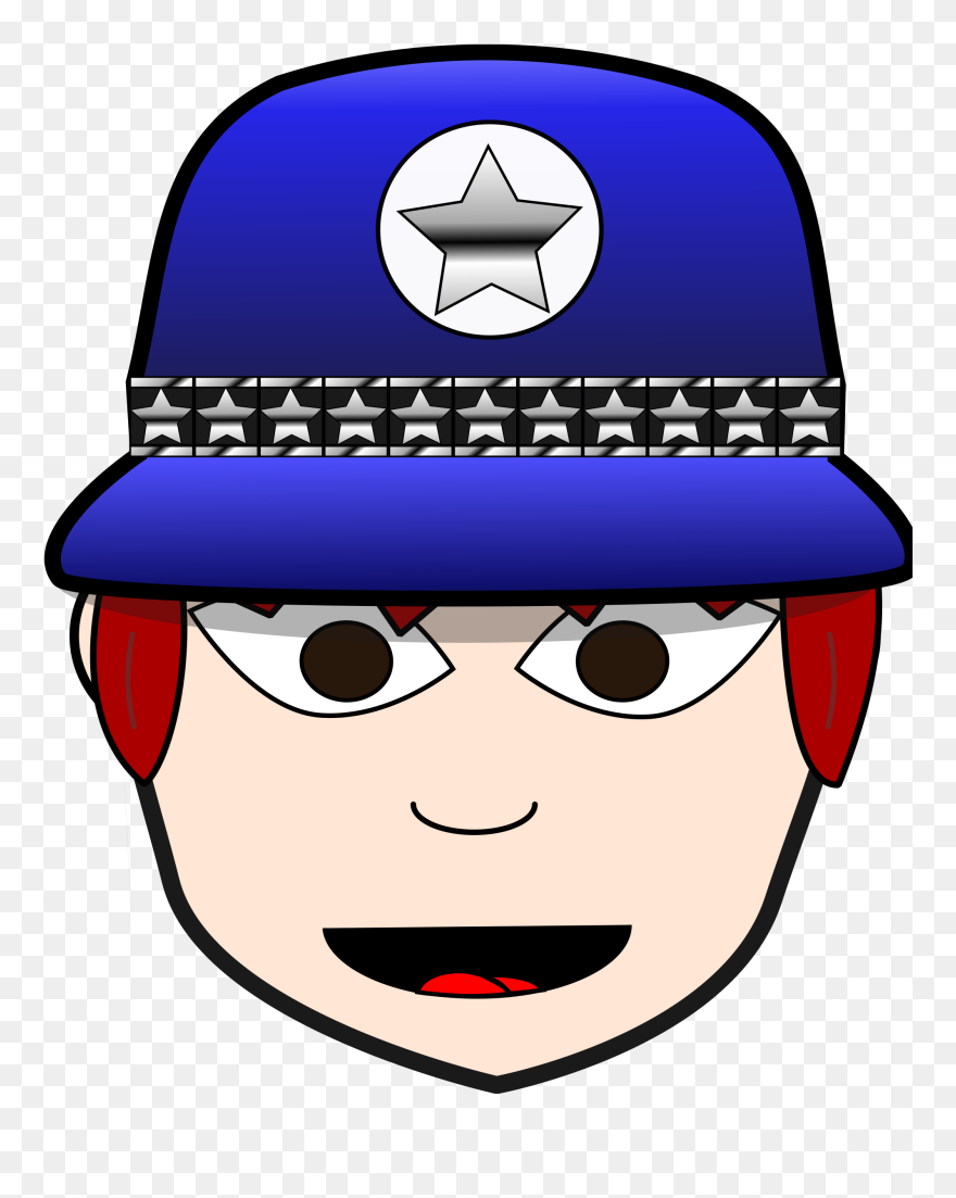 Woman Big Image Png - Police Head Clip Art Transparent Png