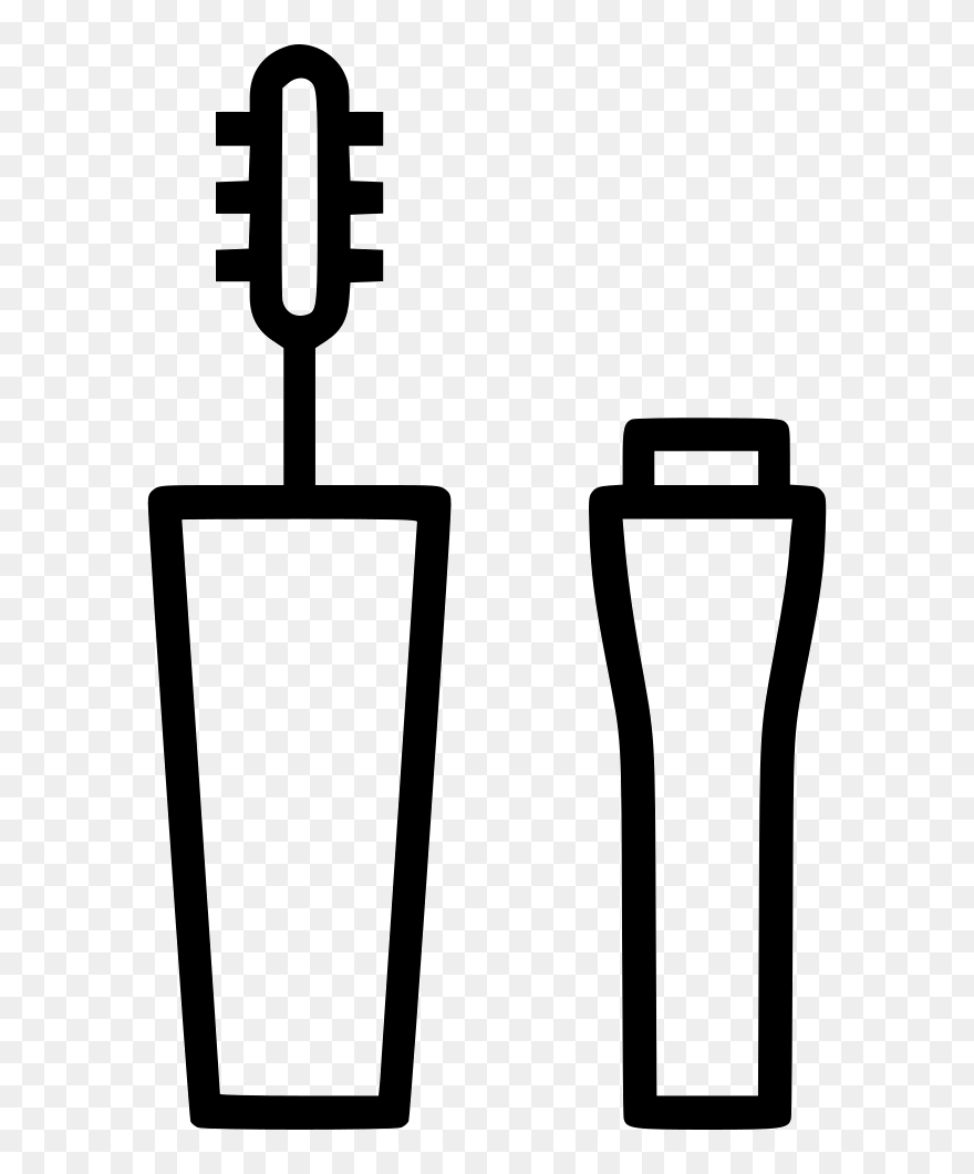 Mascara Brush Cosmetics Makeup Eye Beauty Touchup - Cosmetics Clipart