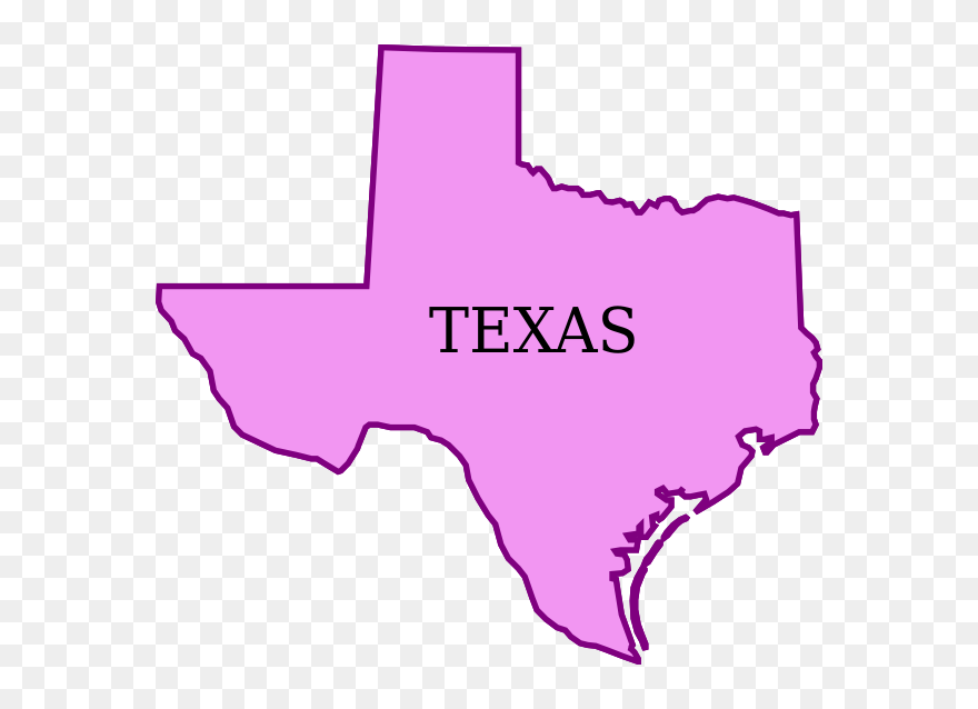 Texas Transparent Purple Clipart