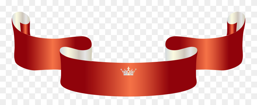 Transparent Tiara Clipart - Ribbon Vector Png Hd