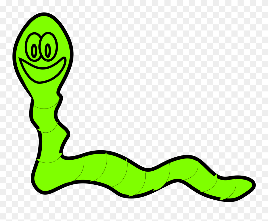 Outline Of A Worm Clipart