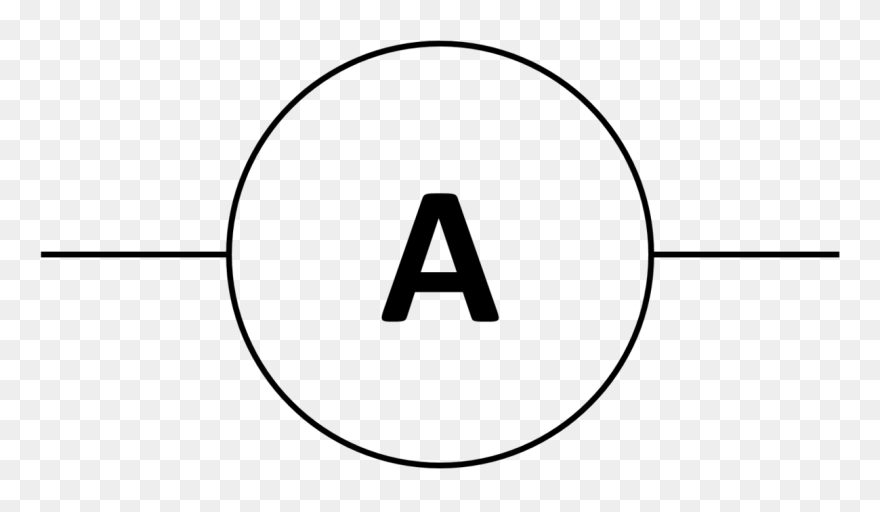 Ammeter Symbol - Symbol For A Ammeter Clipart