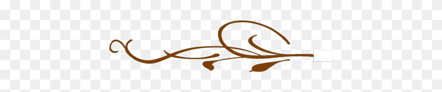 Swirl Brown Bottom Png Images - Calligraphy Clipart