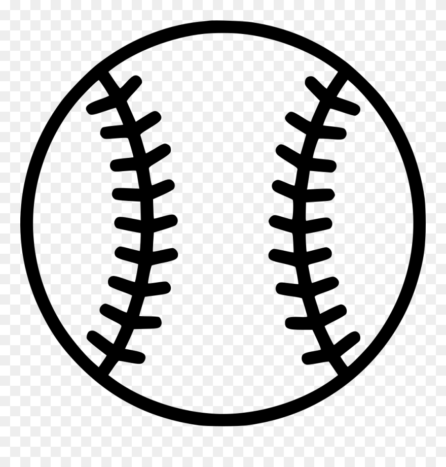 Baseball Svg Png Icon Free Download - Baseball Ball Vector Png Clipart