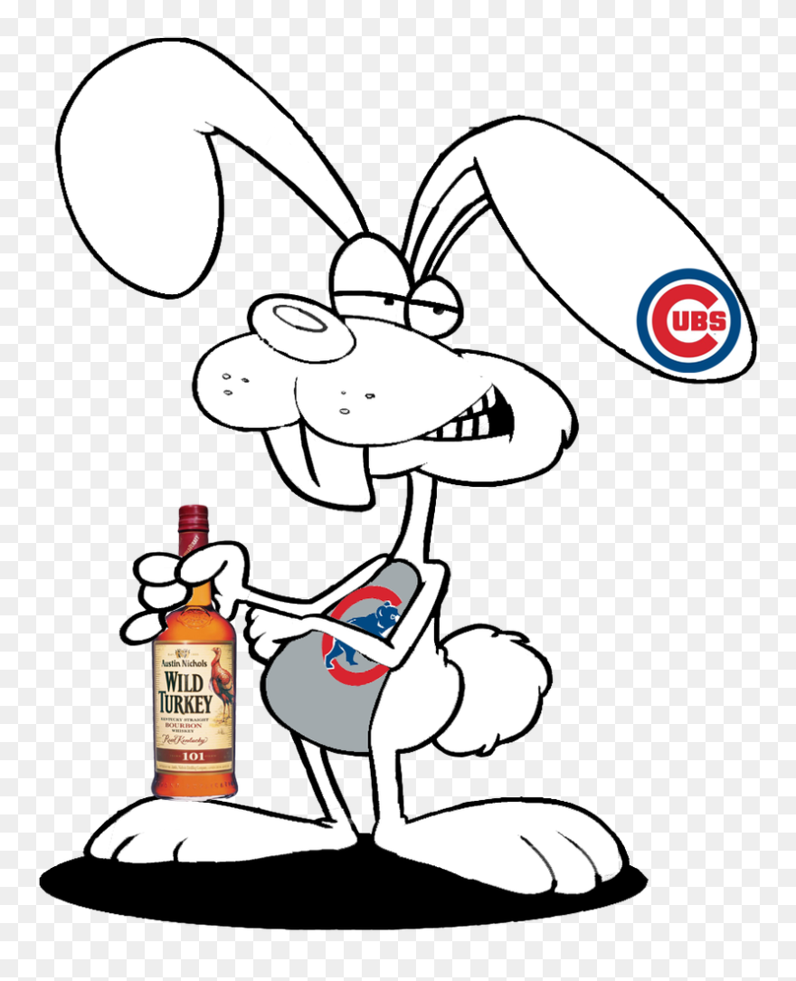 Baseball Clipart Bunny - Drunk Easter Bunny - Png Download
