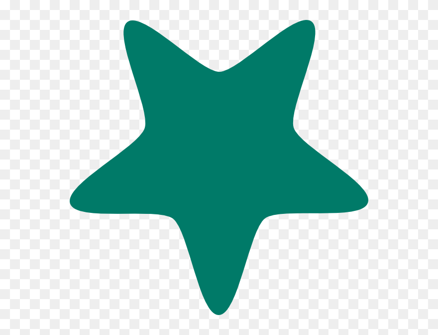 Teal Star Cliparts - Isola Di San Michele - Png Download