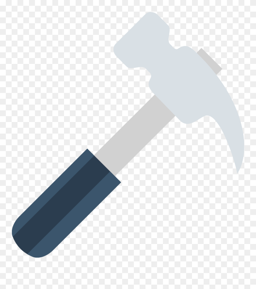 Small Hammer Vector Material Png Download - Blade Clipart