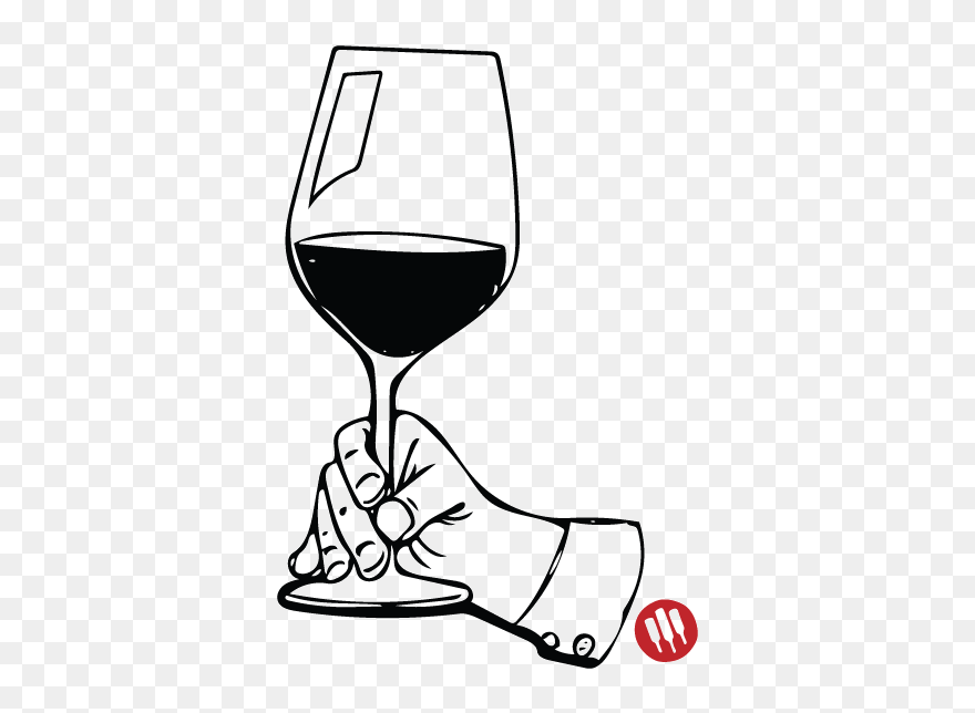 Wine Glass And Grapes Clip Art - Png Download