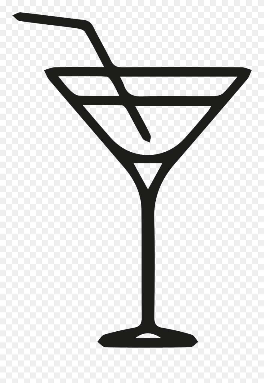 Martini Glass Clipart