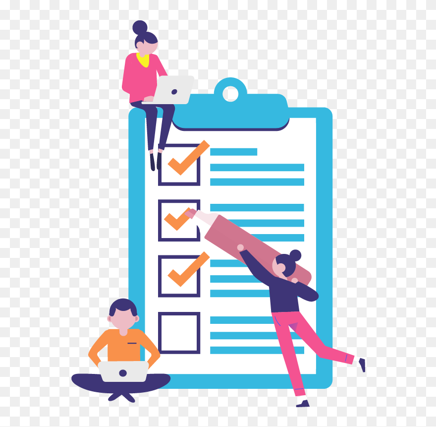 Download How To Conduct Engagement Survey - Survey Illustration Png