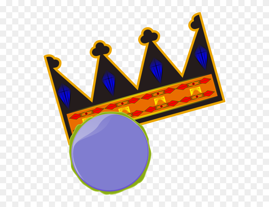 Free Vector Crown Clip Art - Mahkota Raja - Png Download