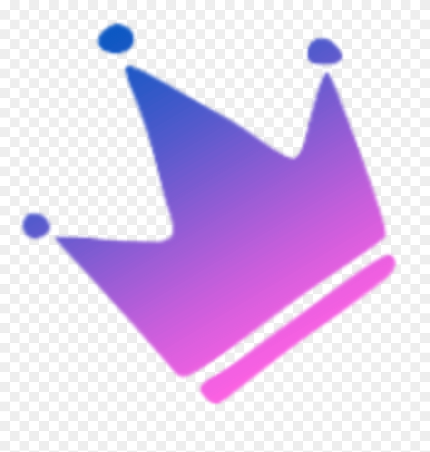 #crown #clipart #purple #hotpink - Crown Purple Clipart - Png Download