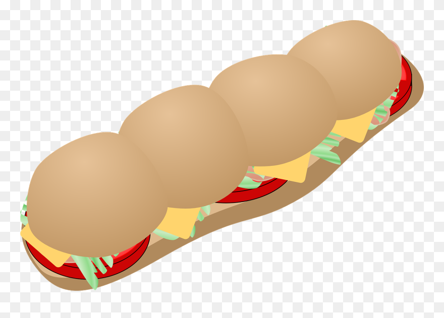 Sandwich Clip Art - Png Download
