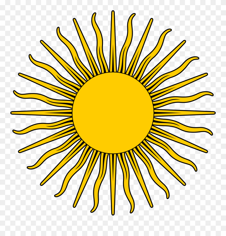 File Sun Symbol Yellow Svg Wikimedia Commons - Inca Sun Symbols Clipart