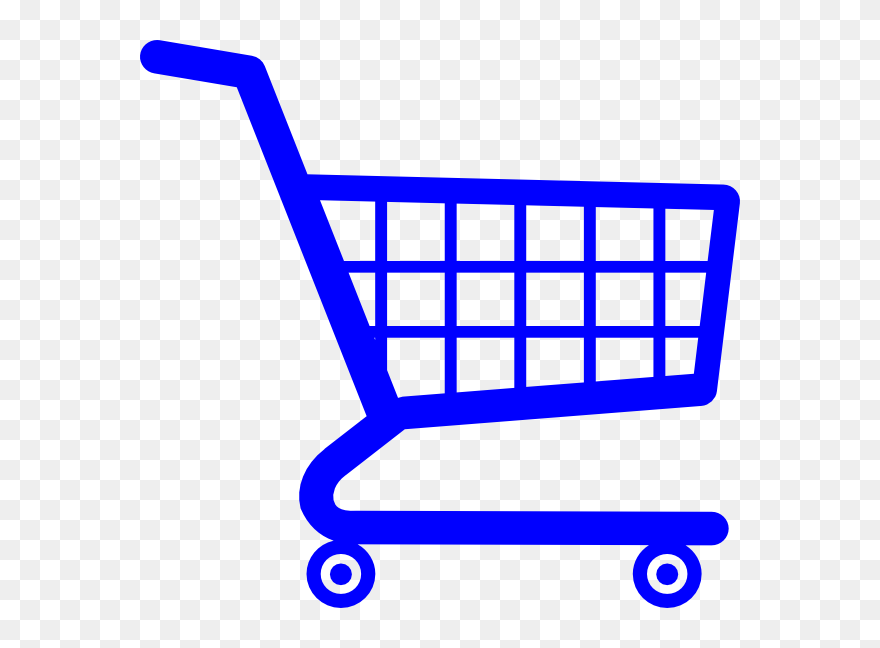 Red Shopping Cart Logo Clipart