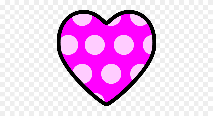 Transparent Pink M Line Heart Pink For Valentines Day - Heart Clipart
