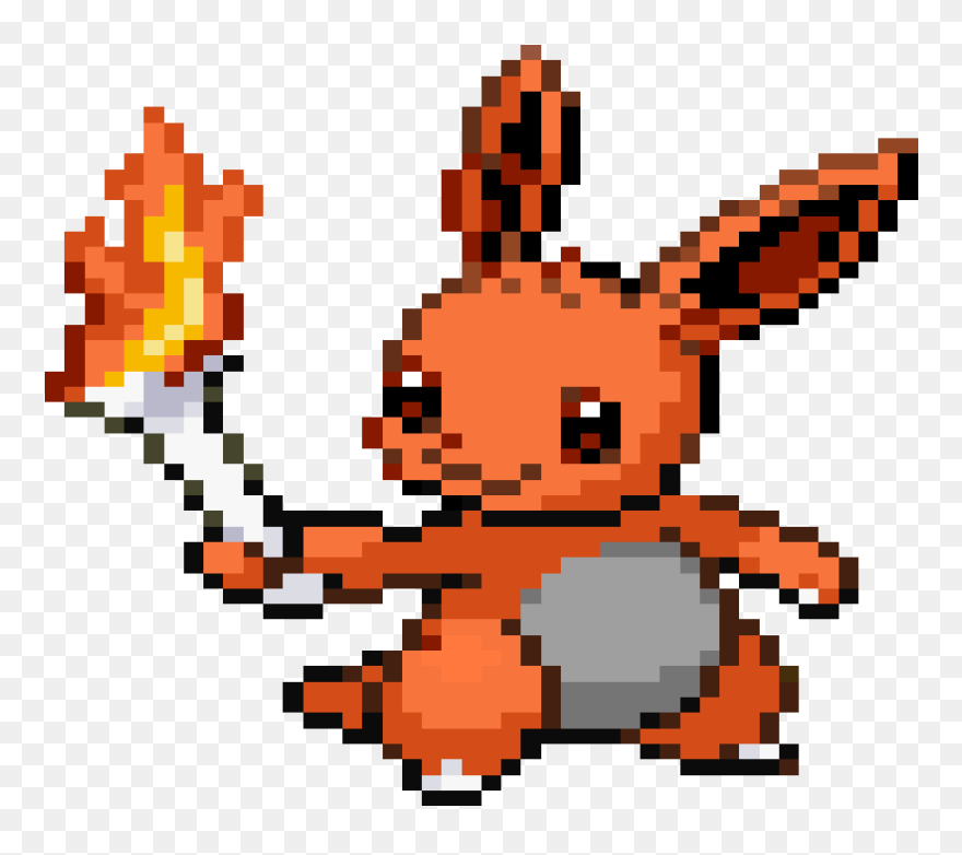 Pokemon Black & White Pikachu Eevee Pokémon Sprite - Eevee Pokemon Pixel Gif Clipart