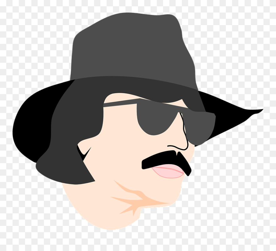 Free Pilgrim Clipart 12, - Cowboy Face Vector Png Transparent Png