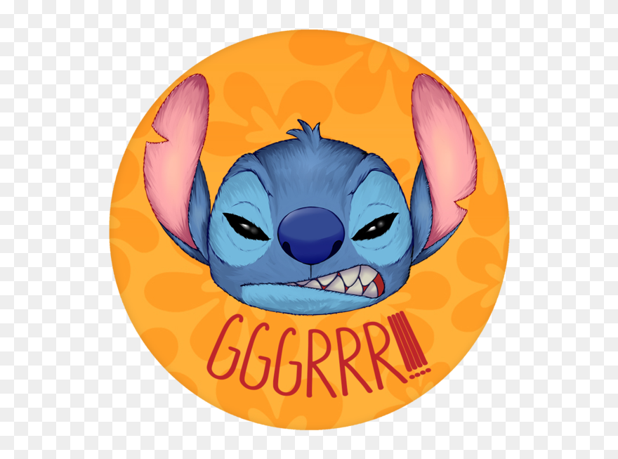Stitch Clipart Angry, Stitch Angry Transparent Free - Angry Stitch Clipart - Png Download