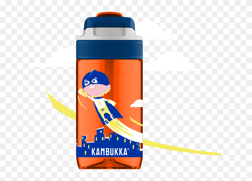 Flessuperboywolken 2 - Kambukka Lagoon 500ml Flying Superboy Clipart