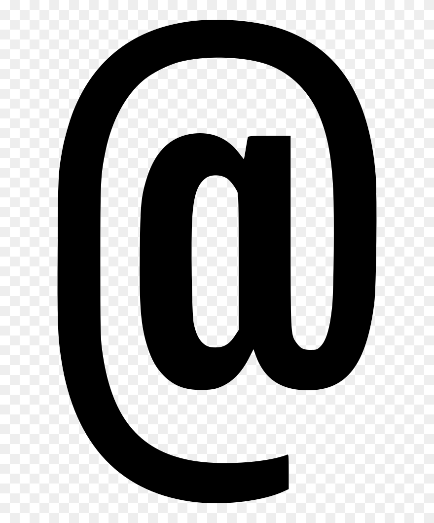 Online At Email Address - Mail Adress Icon Transparent Clipart