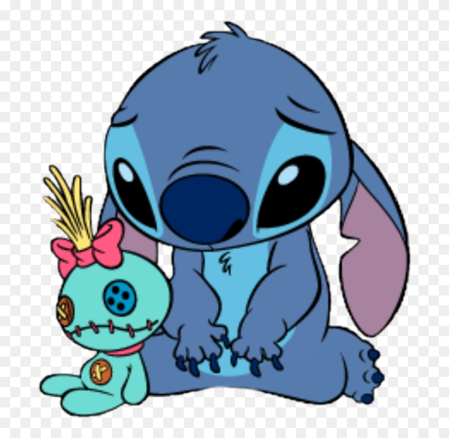 #tumblr #stitch #disney #liloestitch #liloandstitch - Imagenes De Stitch Triste Clipart