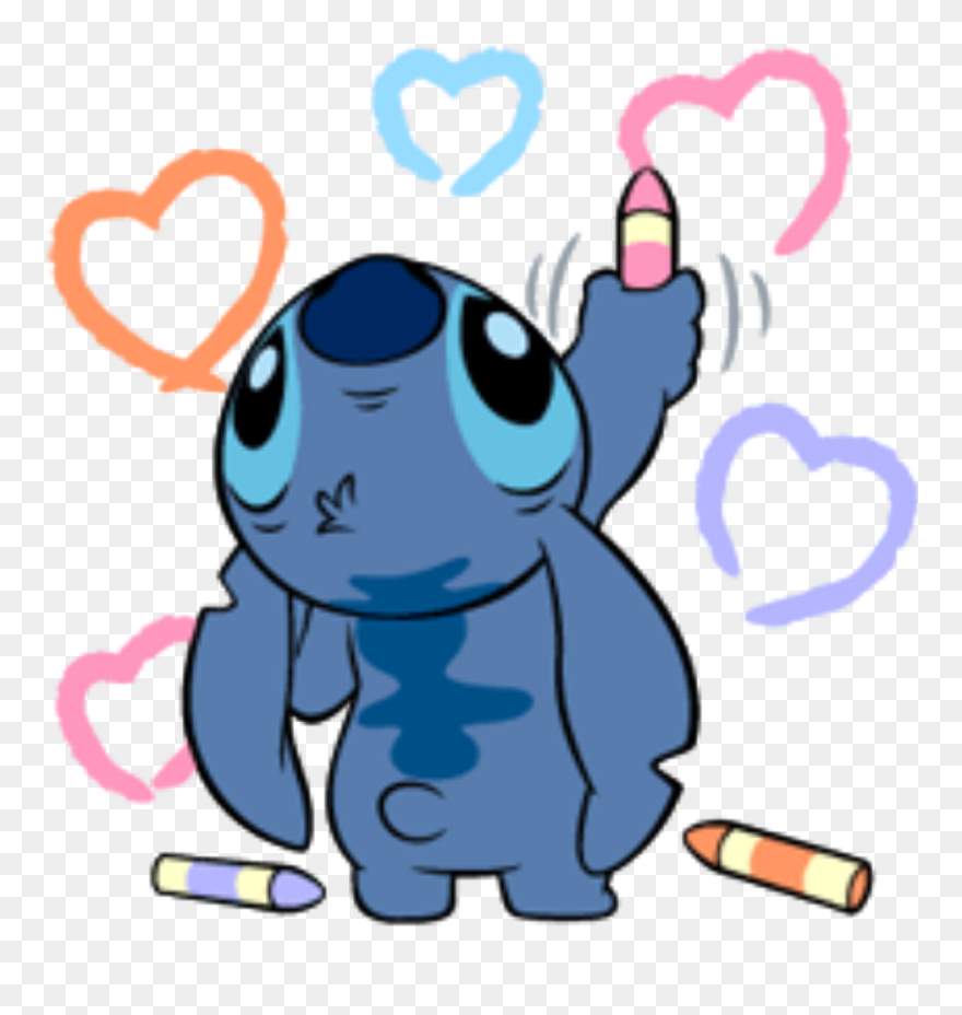 Stitch Clipart Kawaii, Stitch Kawaii Transparent Free - Cute Stitch - Png Download