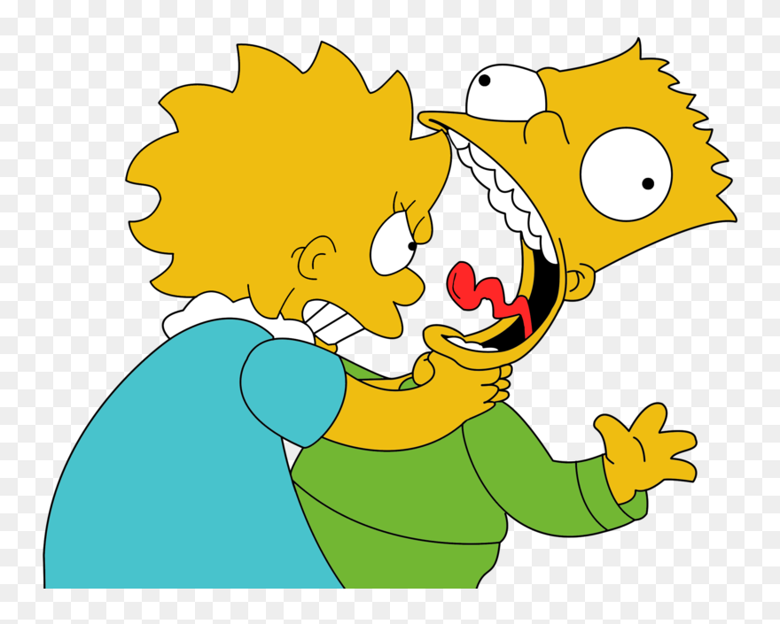 Clipartsheep Com Contact Privacy Policy Olkxal Clipart - Bart And Lisa Simpson - Png Download