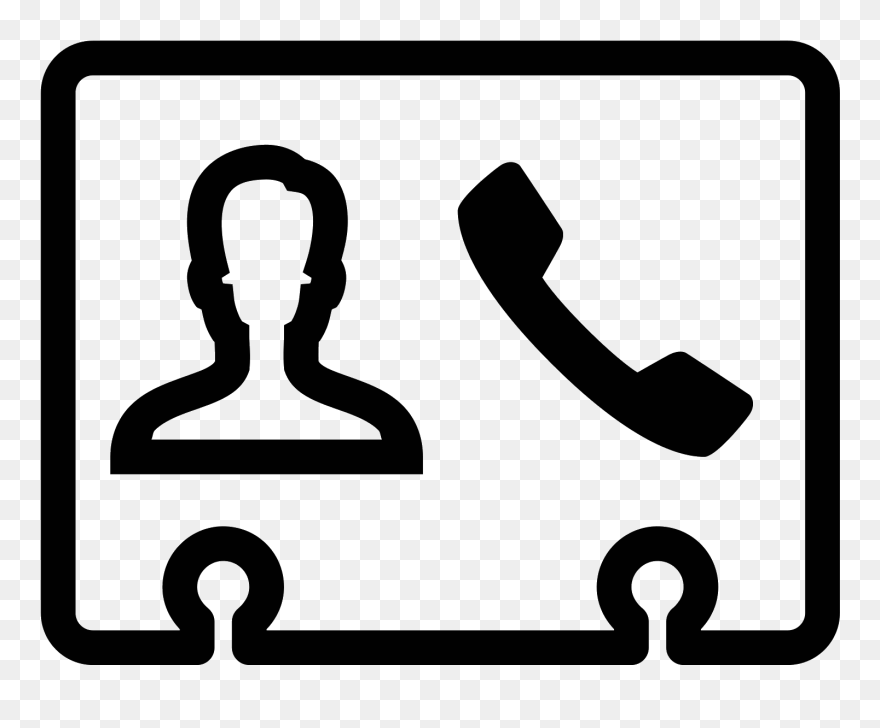 Transparent Contact Clipart - Icon - Png Download