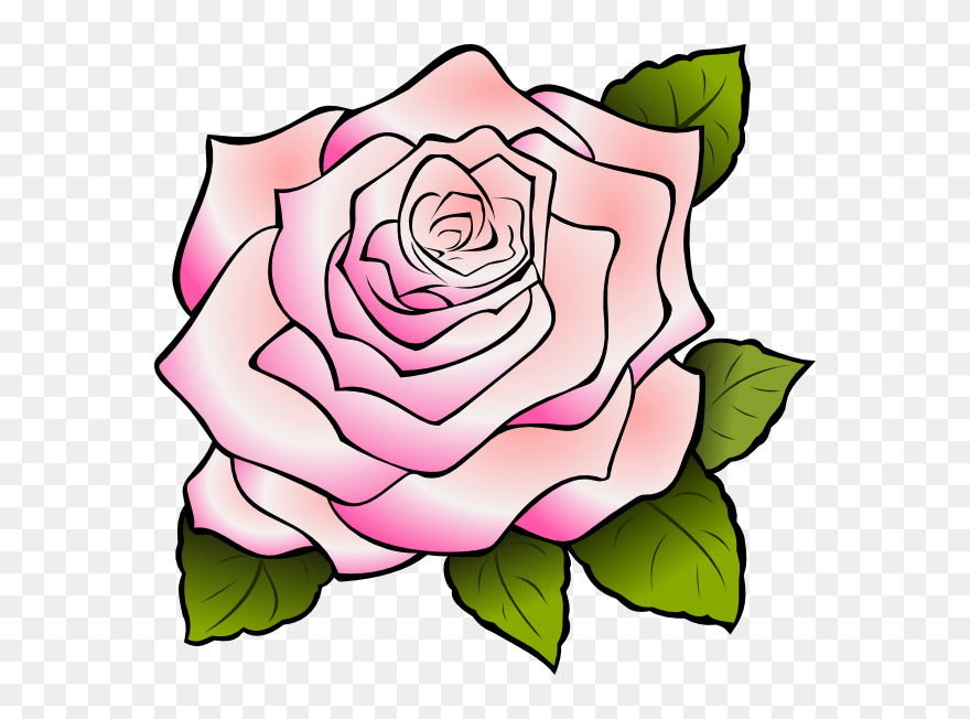 Yellow Rose Cartoon Clipart