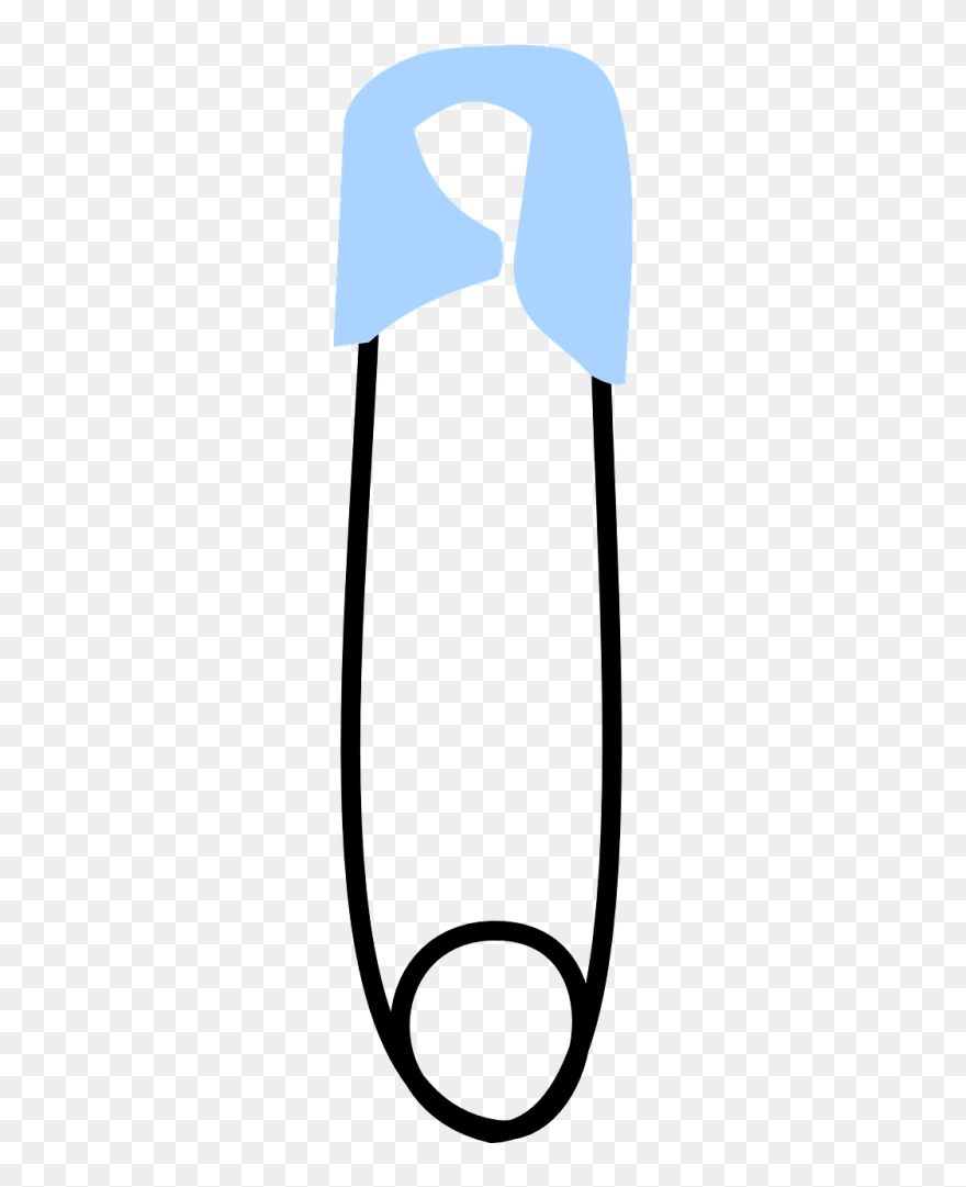 Safety Pin Pin Diaper Pin - Safety Pin Clip Art - Png Download