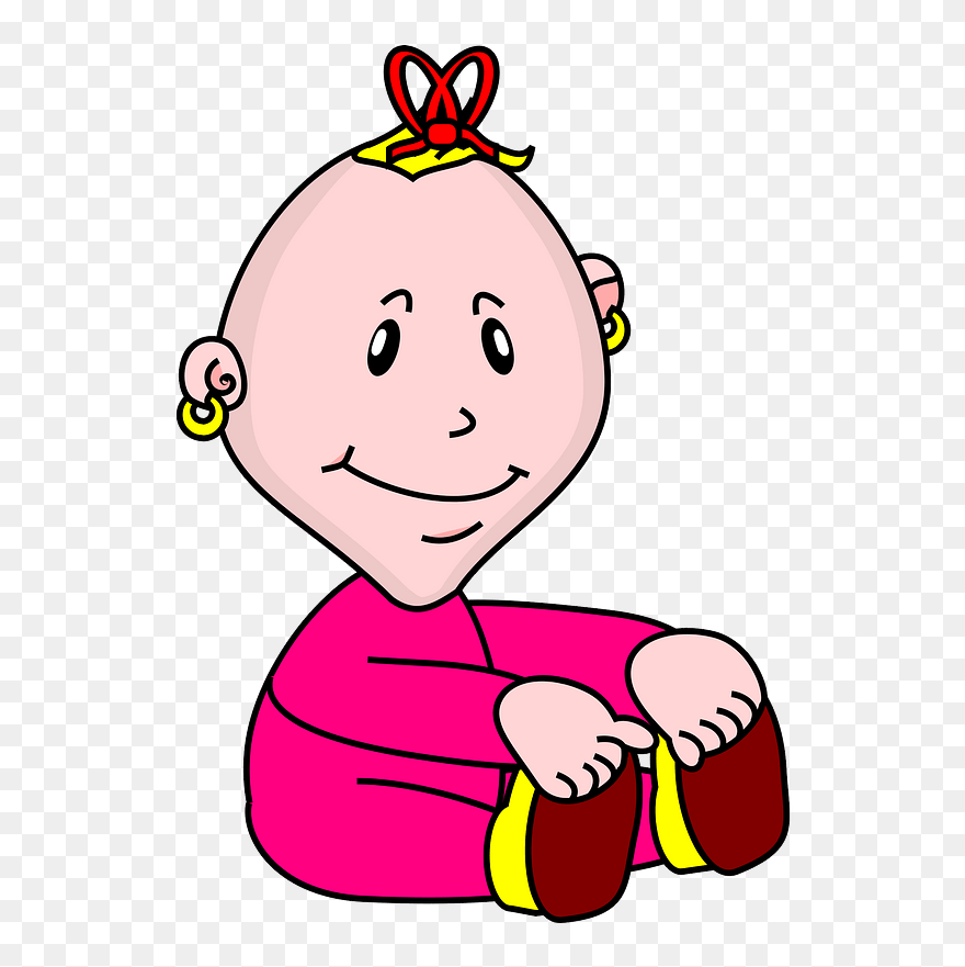 Baby Girl Clipart - 👙 👩 👙 👙 👧 👙 👙 👸 👙 👙 👸 👙 Baby Boy Cartoon - Png Download