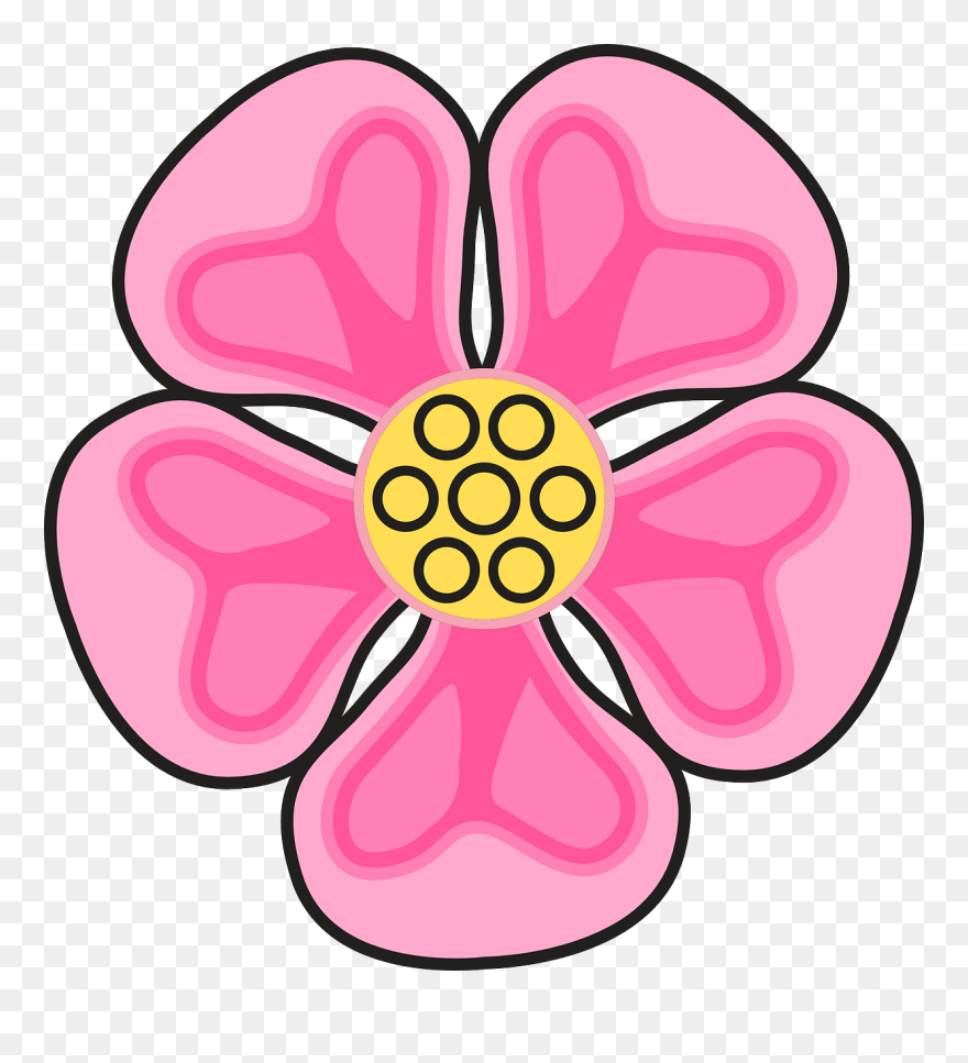 Wild Rose Clipart - Png Download