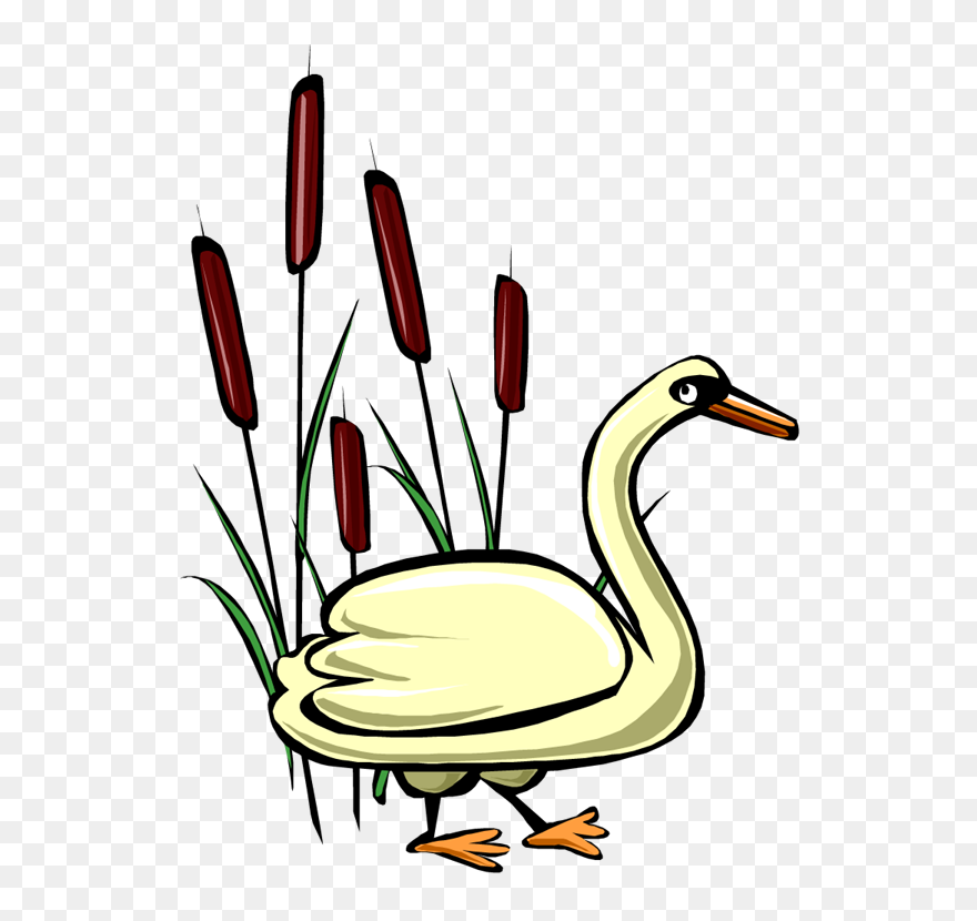 Swan Clipart Double - Png Download