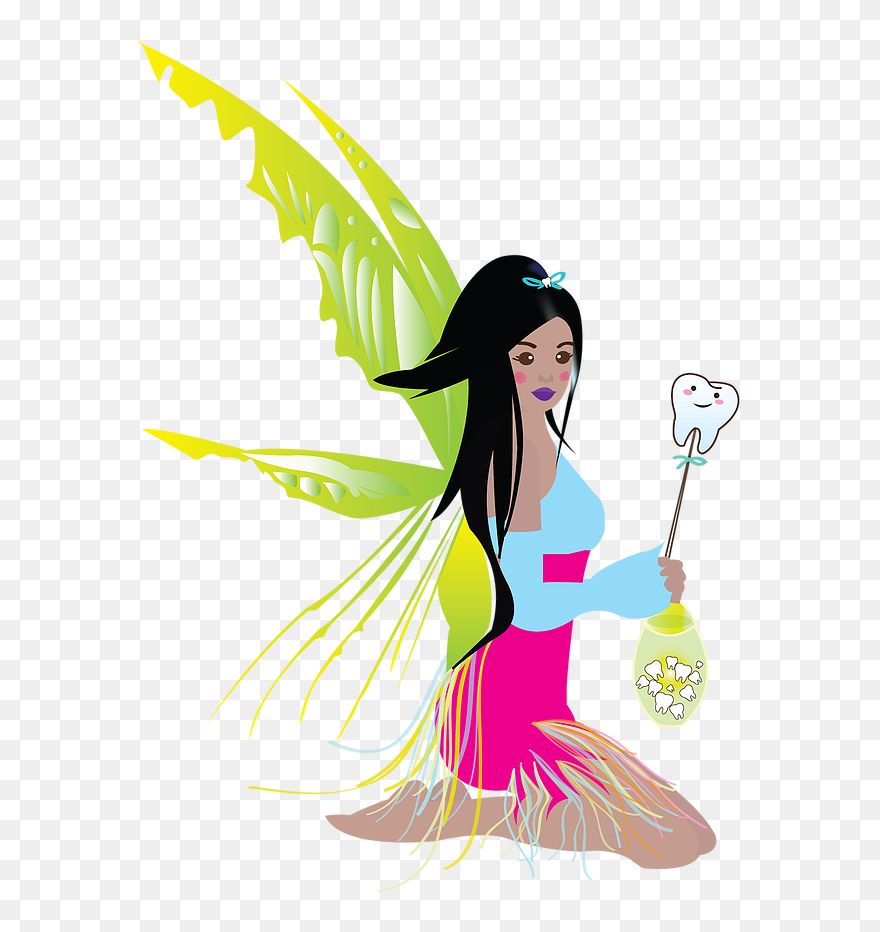 Dental Clipart Tooth Fairy - Illustration - Png Download