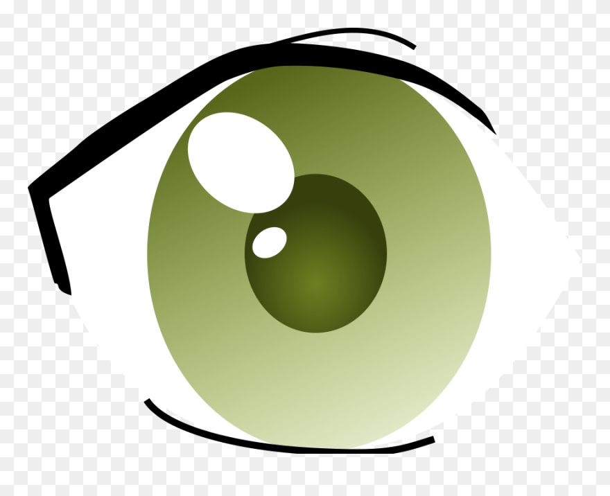 Manga Eyes Medium 600pixel Clipart, Vector Clip Art - Transparent Background Anime Eye Clipart - Png Download