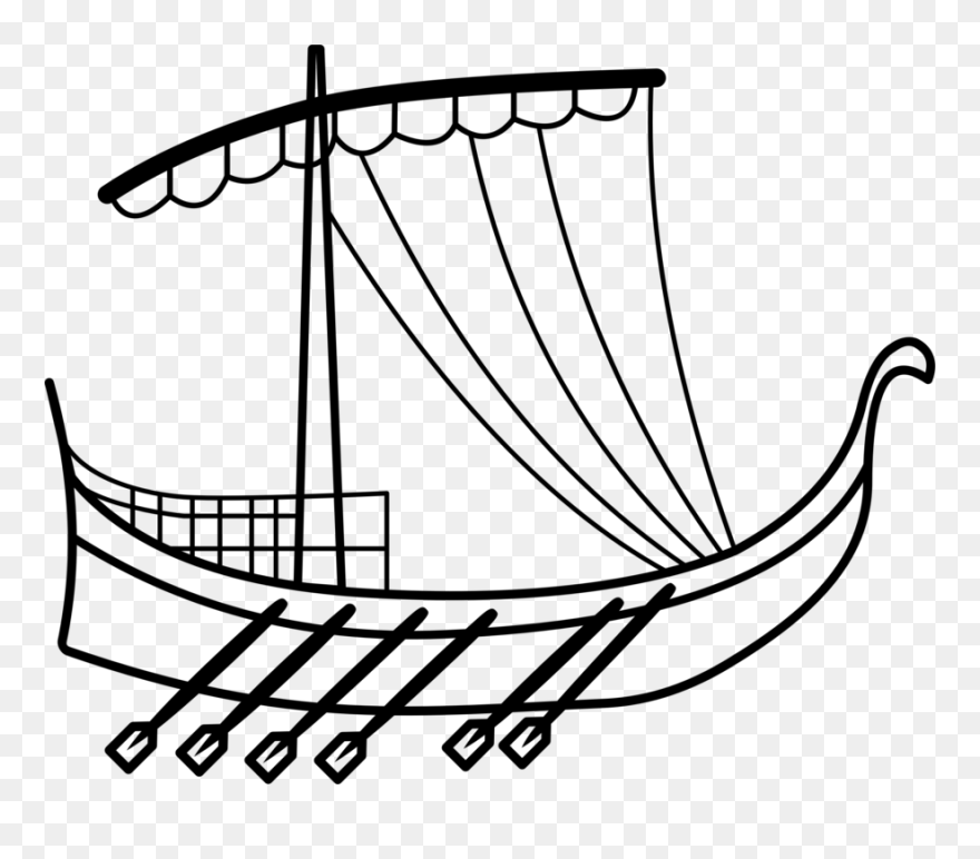 Transparent Viking Clipart - Viking Ships - Png Download