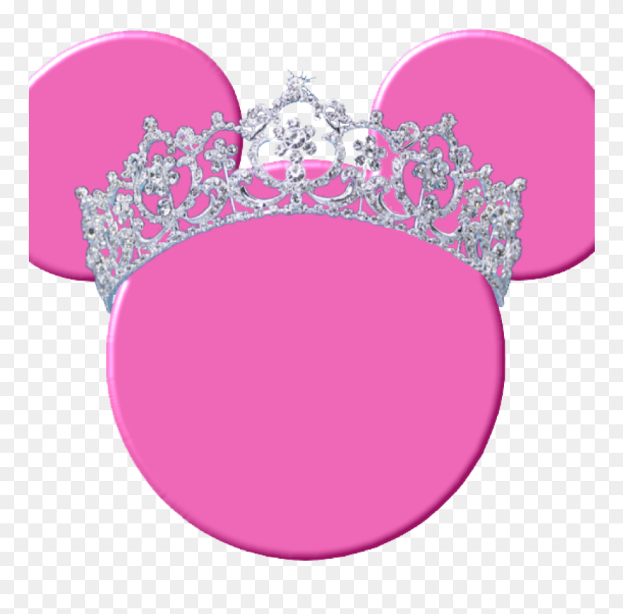 Minnie Mouse Head Clipart Food Clipart - Pink Minnie Mouse Silhouette - Png Download