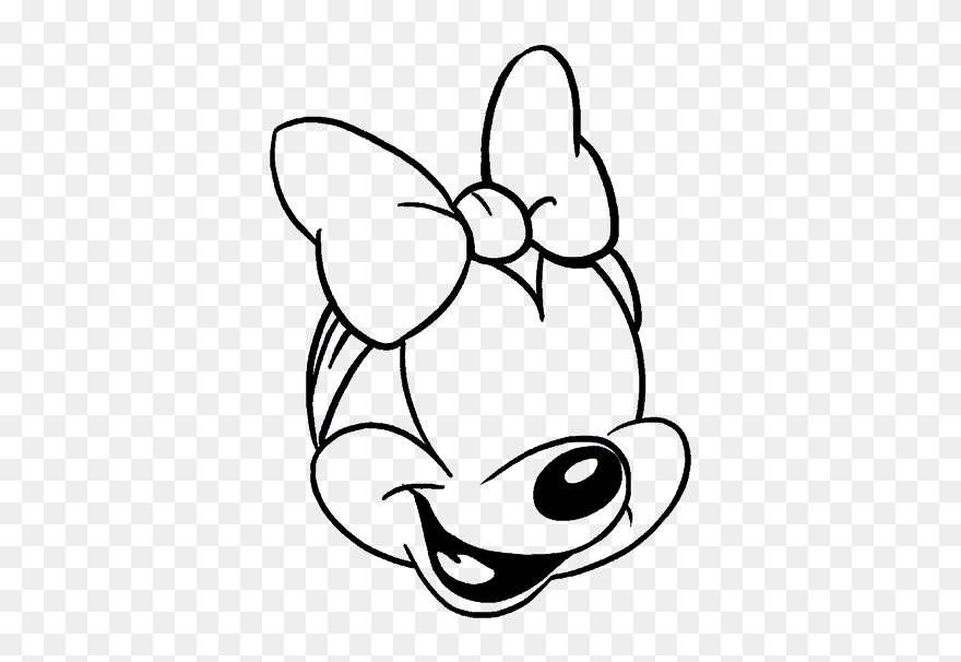 Collection Of Free Pluto Drawing Simple Download On - Minnie Mouse Mickey Mouse Drawing Easy Clipart